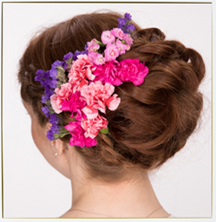 Floral Bridal Hairdo