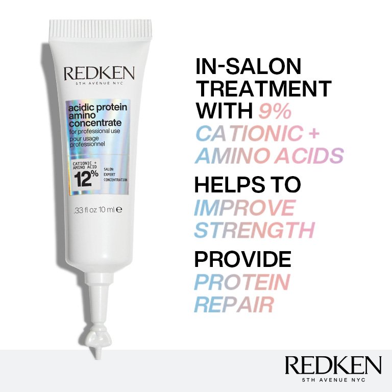 Acidic Amino Concentrate nourishing hair for healthier and stronger locks - Redken India