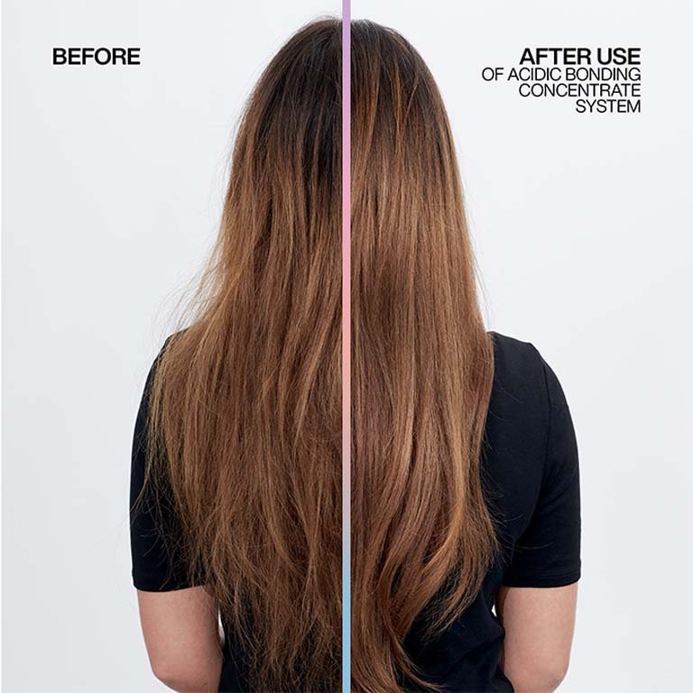 Acidic Protein Amino Concentrate results on long hair - Redken India