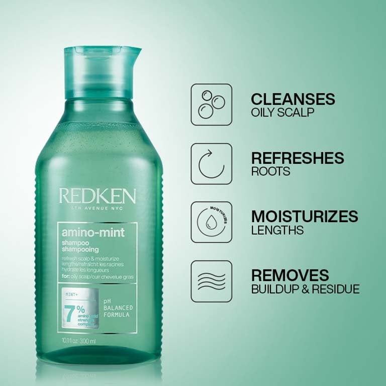 Amino Mint shampoo cleanses, refreshes & moisturizes your hair - Redken India