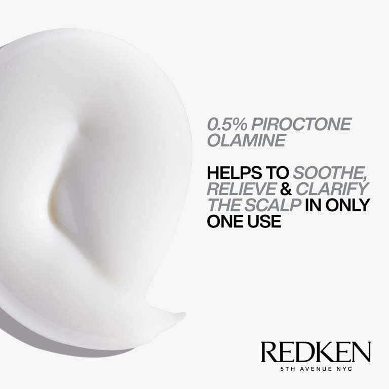 Scalp Relief dandruff control shampoo contains piroctone olamine that clarifies the scalp - Redken India