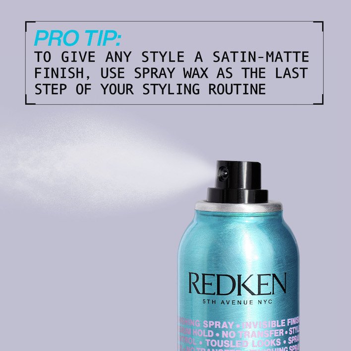 Spray Wax pro tips - Redken India