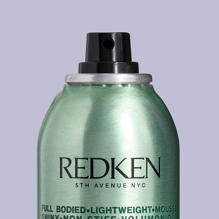 Touchable Texture is a lightweight volumizing hair mousse for shiny hair - Redken India